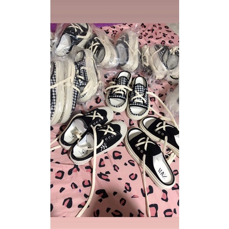Sale Dép giả dày kẻ sz 37