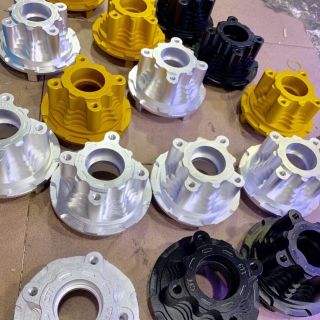 Cùi dĩa ext 135 nhôm cnc đủ màu