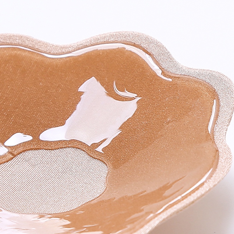 1 cặp miếng dán ngực hình tròn bằng silicone tái sử dụng được