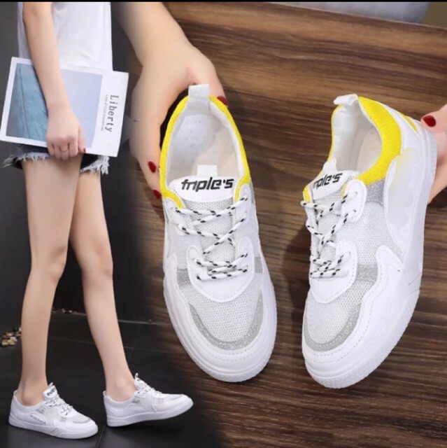 Giày sneaker nữ phối màu hot hit