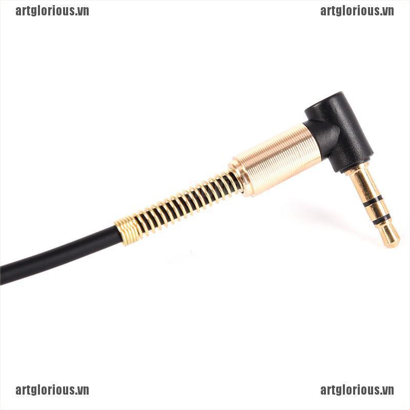 Dây Cáp Âm Thanh Nối Jack 3.5mm Bẻ Góc 90 Độ