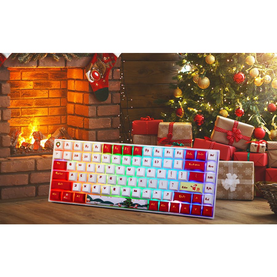 Bộ keycap Newmen PBT Dye-Sub Christmas (123 nút ) - Dùng cho Layout 61, 68, 84 nút