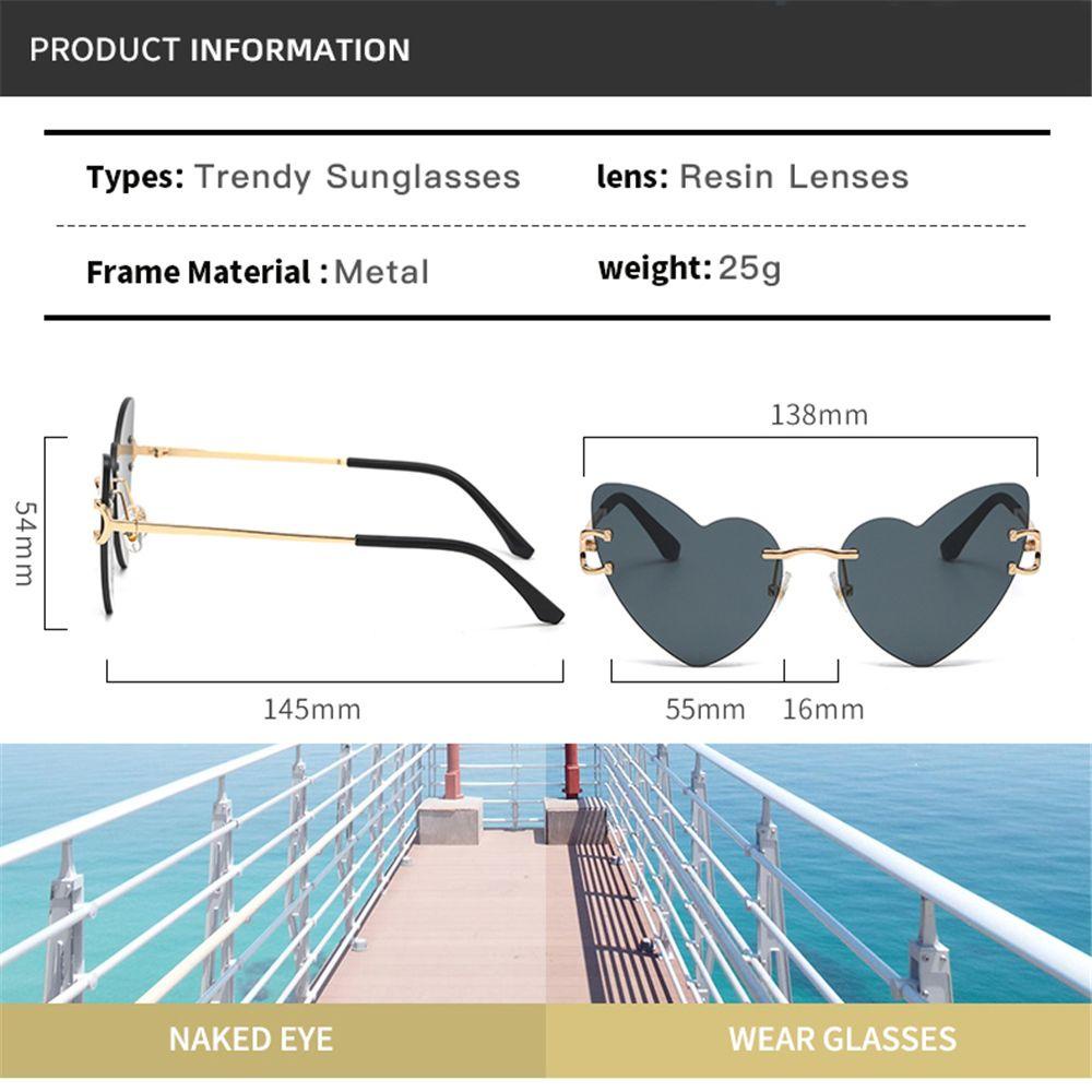 Kính Mát Không Gọng Thời Trang Dành Cho Nữ