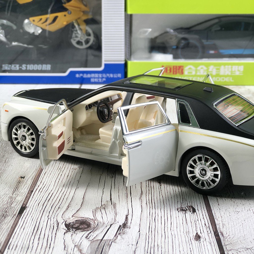 Mô hình xe Rolls Royce Phantom VIII tỉ lệ 1:24 Chezhi cực đẹp, thế hệ mới nhất