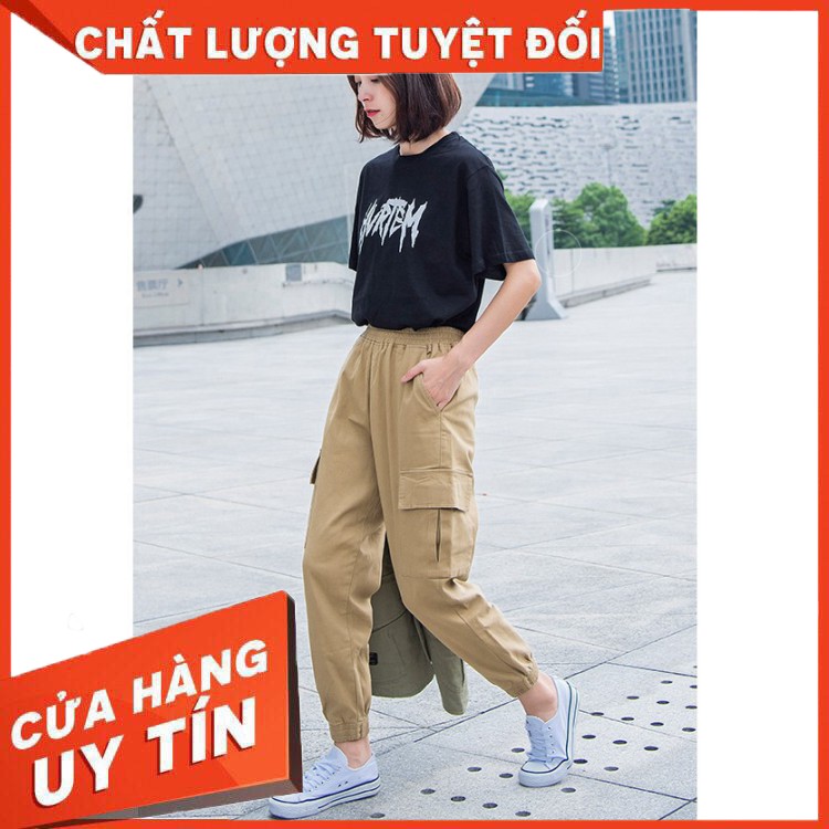 Quần Jogger Kaki Túi Hộp Chất Kaki dày dặn Phong Cách Hàn Quốc - Hàng nhập khẩu