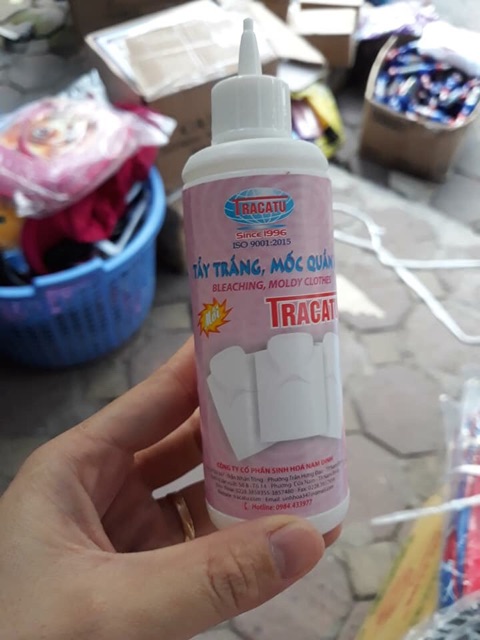 Thuốc tẩy trắng quần áo Tracatu loại to 500ml