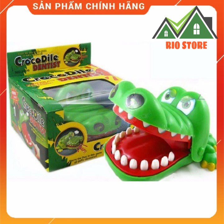 Trò Chơi Khám Răng Cá Sấu Cắn Tay LOẠI LỚN