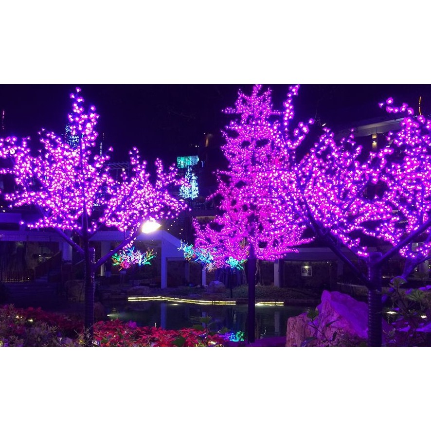CÂY HOA MAI, HOA ĐÀO ĐÈN LED 1M2 CAO CẤP  BẢO HÀNH 1 THÁNG