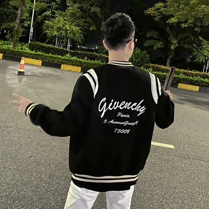 Áo Khoác Bomber Nam Teddy Phối Viền Da Cao Cấp - Áo Khoác Nam Nữ Teddy Chất Dạ 2 Lớp DT STORE MENWEAR