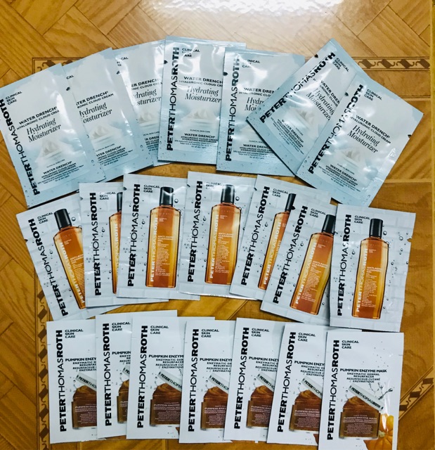 Peter Thomas Roth ✨ Tách set mặt nạ Hot hit (Dưa leo, Hoa hồng, Than bùn, Bí đỏ, Vàng 24K, Nước khoáng Hungarian)