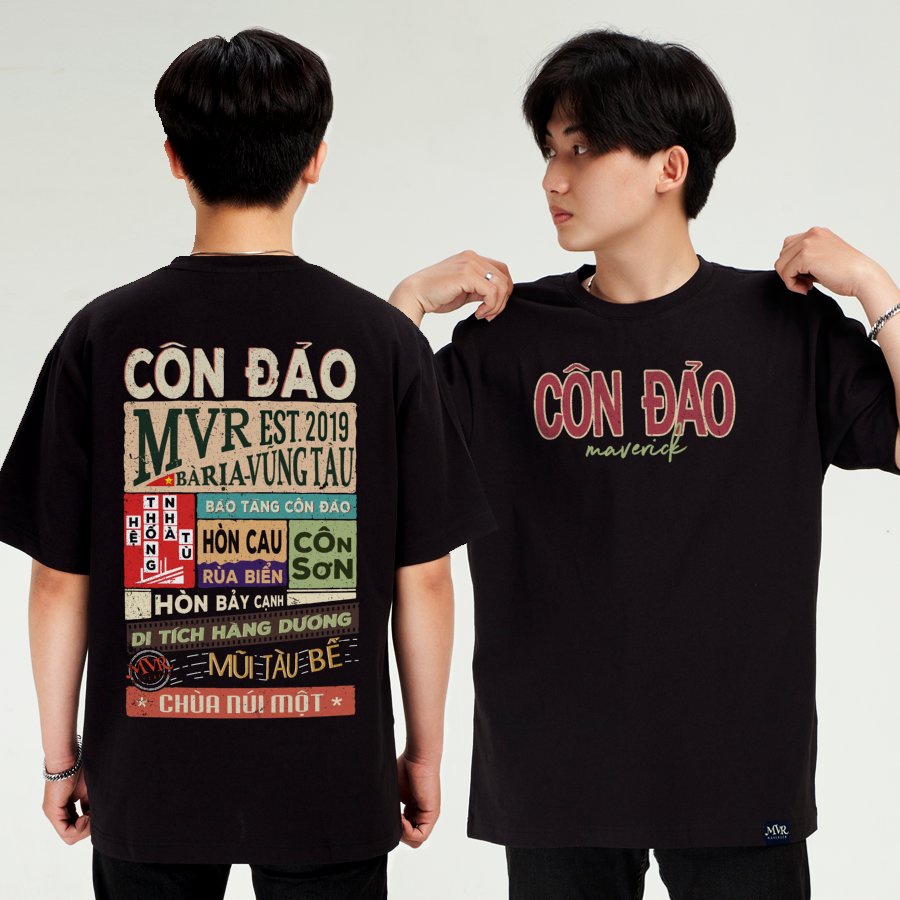 ÁO THUN Côn Đảo under form unisex rộng tay dài lỡ genZ phông cotton fact localbrand MVR BB4312