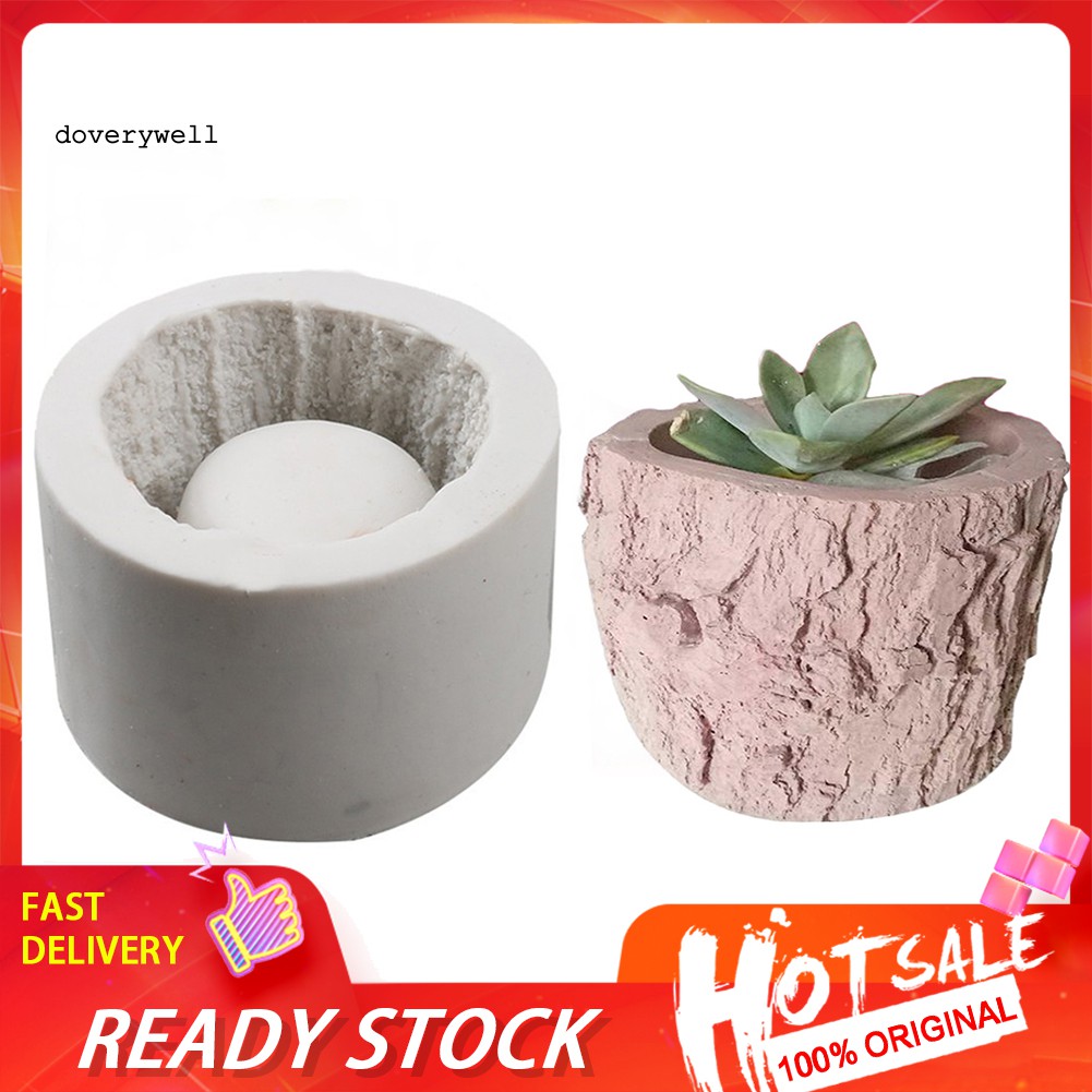 Khuôn Silicone Tạo Hình Làm Bánh Hình Chậu Cây Xương Rồng