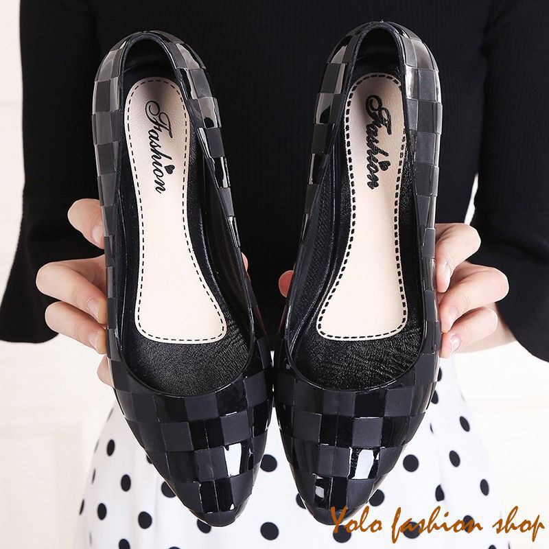 Giày nhựa cao su cao cấp bền đẹp đi nước thoải mái đế 3cm hàng chuẩn loại 1 GN7 | BigBuy360 - bigbuy360.vn