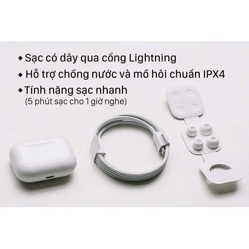 [Airpods Pro] Tai Nghe Không Dây Bluetooth Airpods Phiên Bản Pro ,Chống Ồn, Định Vị Đổi Tên Thế Hệ Thứ 3 MÃ APRO