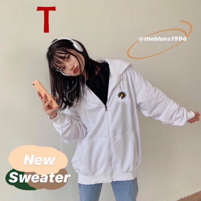 Áo khoác hoa cúc khuyết TT12