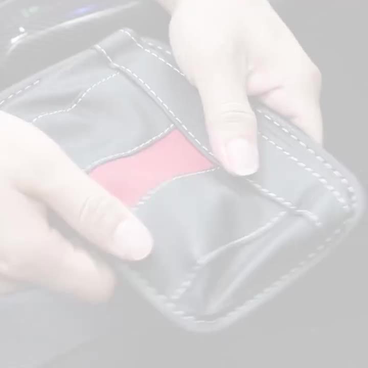 Túi đựng đồ SEAMETAL dán trên xe hơi bằng da đa năng