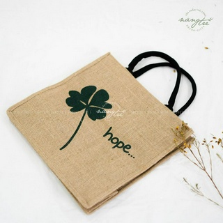Túi cói đi biển HOPE - Cỏ bốn lá