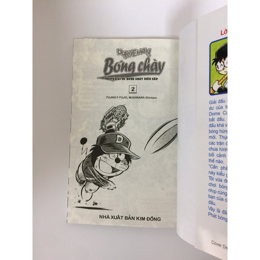 Sách - Doraemon bóng chày - Truyền kì về bóng chày siêu cấp - Tập 2