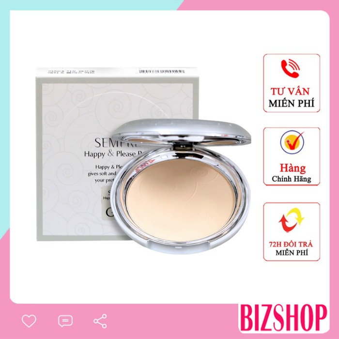 Phấn phủ  siêu mịn Geo Sempre Happy &amp; Please Pact 22g