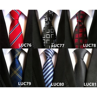 Cà Vạt Nam 100% Lụa Họa Tiết Sọc Cổ Điển