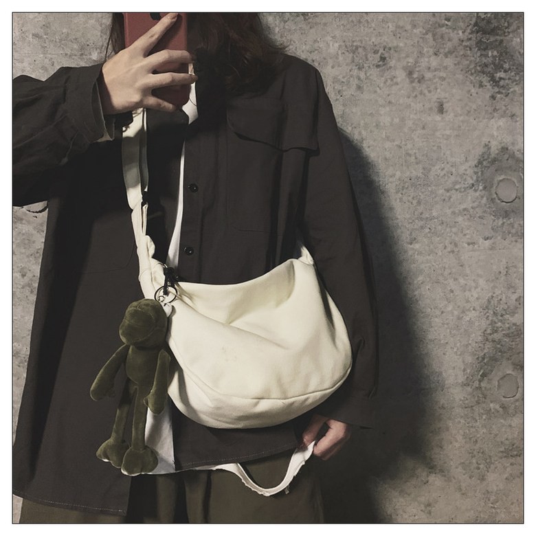 Túi Đeo Chéo canvas thời trang hàn quốc, dành cho học sinh đi học , đi chơi | BigBuy360 - bigbuy360.vn