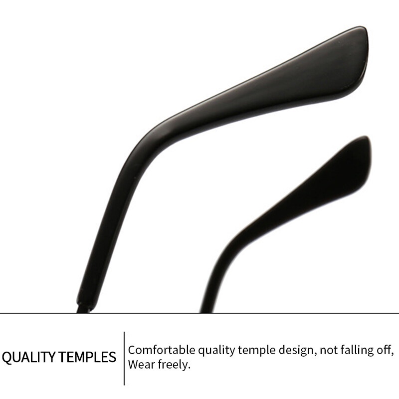 Kính Mát Gọng Vuông Kim Loại Phong Cách Âu Mỹ