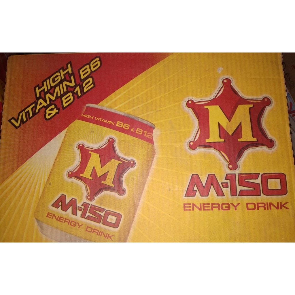 Nước tăng lực M150 Thái Lan 250ml x 24 lon