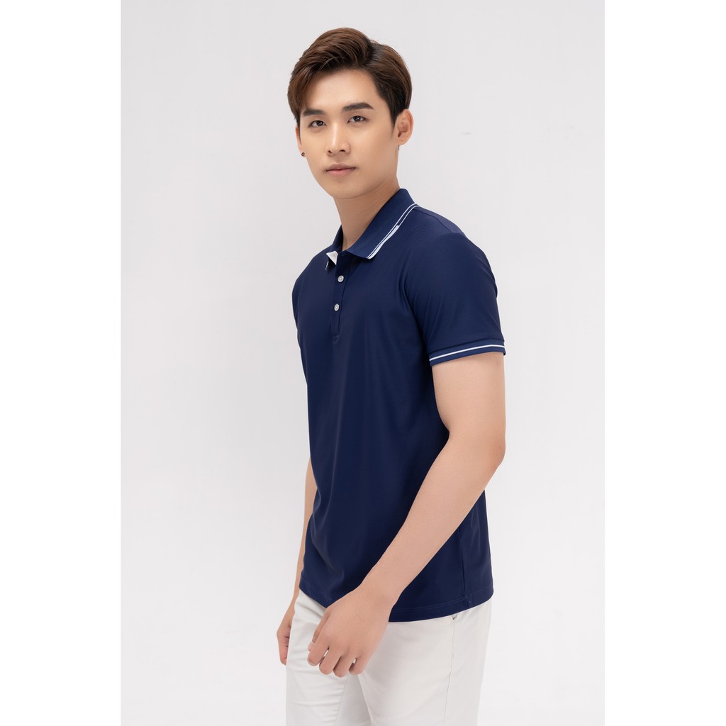 Áo Polo Yody Nam phối nẹp viền cổ trẻ trung mềm mịn thấm hút APM4107 | BigBuy360 - bigbuy360.vn