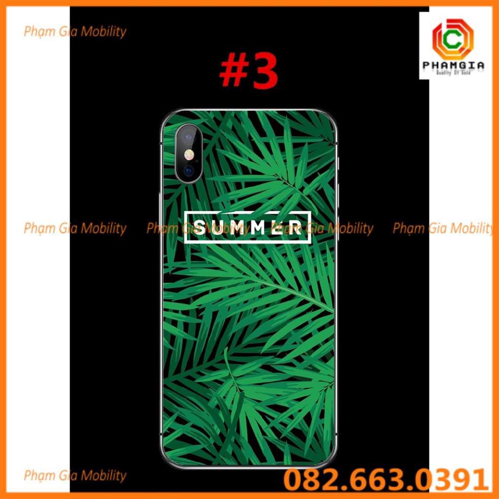 Ốp lưng dẻo hình xanh tươi đẹp Phone X 8 7 6 6S Plus 5 5S SE