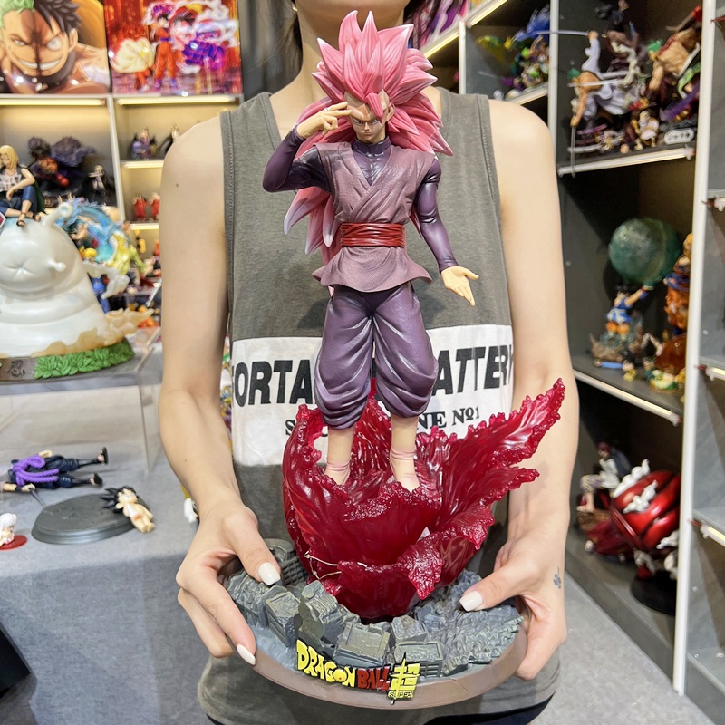 Mô hình Goku Black Rose Zamas 1/6 44cm 6 đầu thay thế - Dragon ball