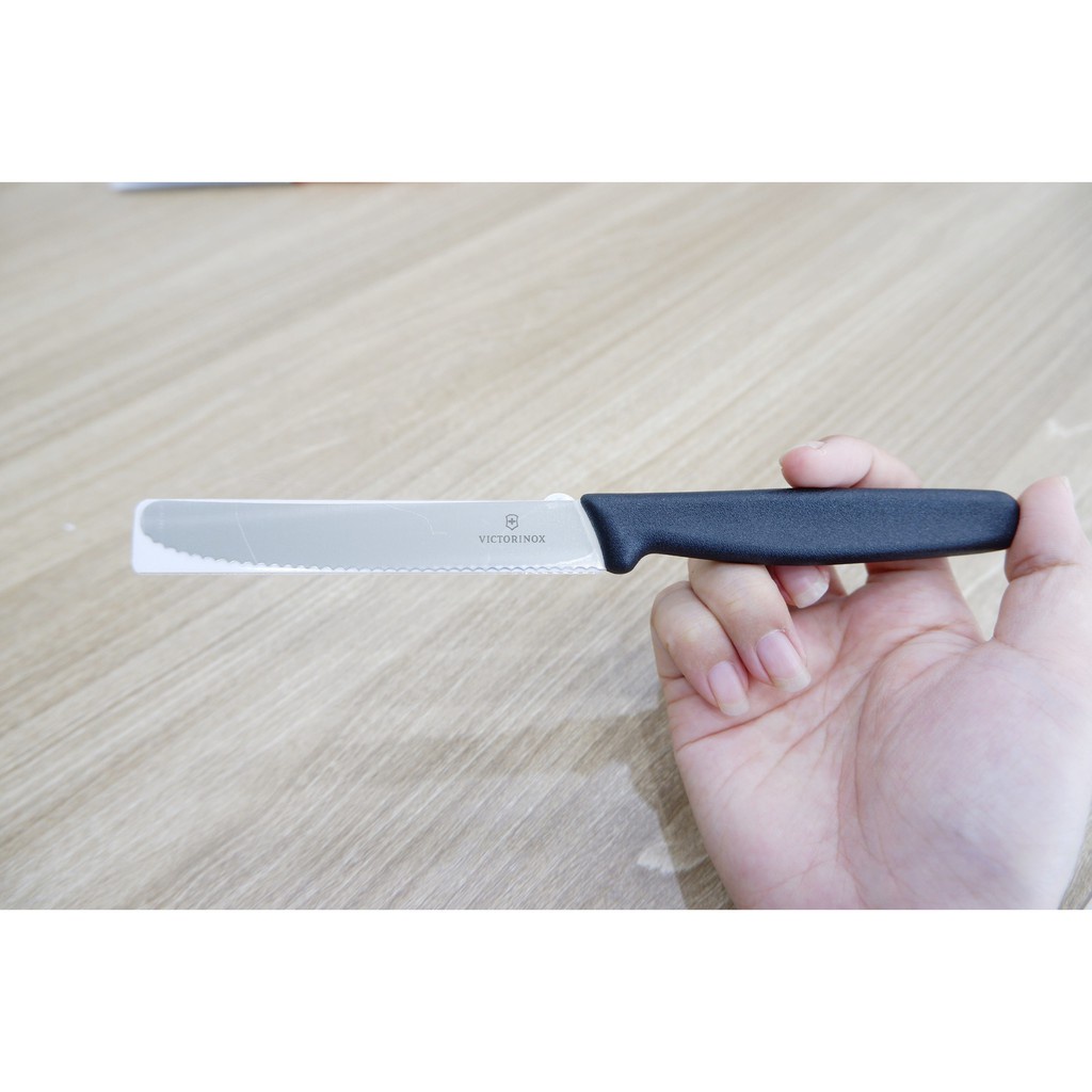 Dao gọt hoa quả Victorinox Swiss Made Thụy Sĩ, dao gọt trái cây mini sắc bén lưỡi răng cưa 11cm