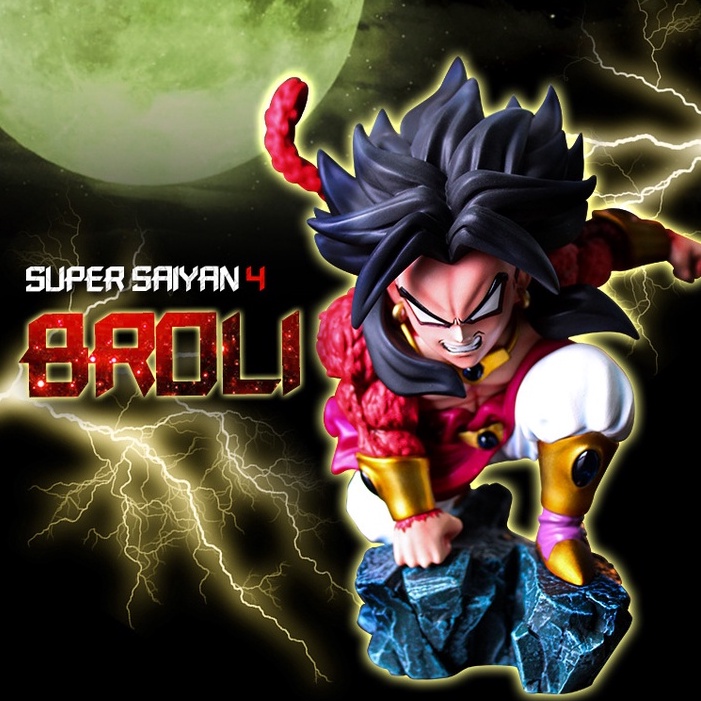 MÔ HÌNH DRAGON BALL - Mô Hình Super Saiyan 4 Broly 14cm