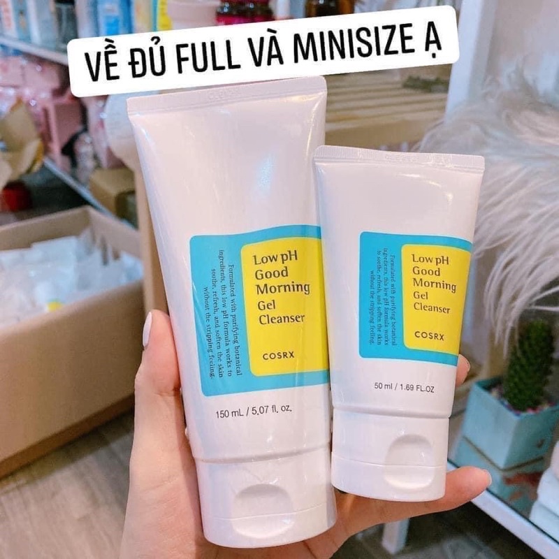 Sữa rửa mặt Cosrx Low pH Good Morning Gel Cleanser 150ml - 50ml | BigBuy360 - bigbuy360.vn