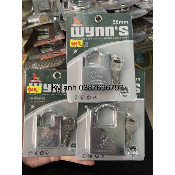 Ổ khoá wynn’s, ổ khoá nhà có vai chống cắt. đủ cỡ 40mm,50mm,60mm