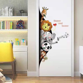 DECAL DÁN TƯỜNG HÌNH THÚ CHO BÉ - LUCY259