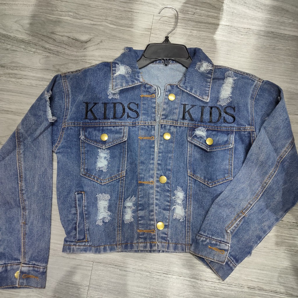 Áo khoác jean nữ bo lưng hàng đẹp mới về | BigBuy360 - bigbuy360.vn