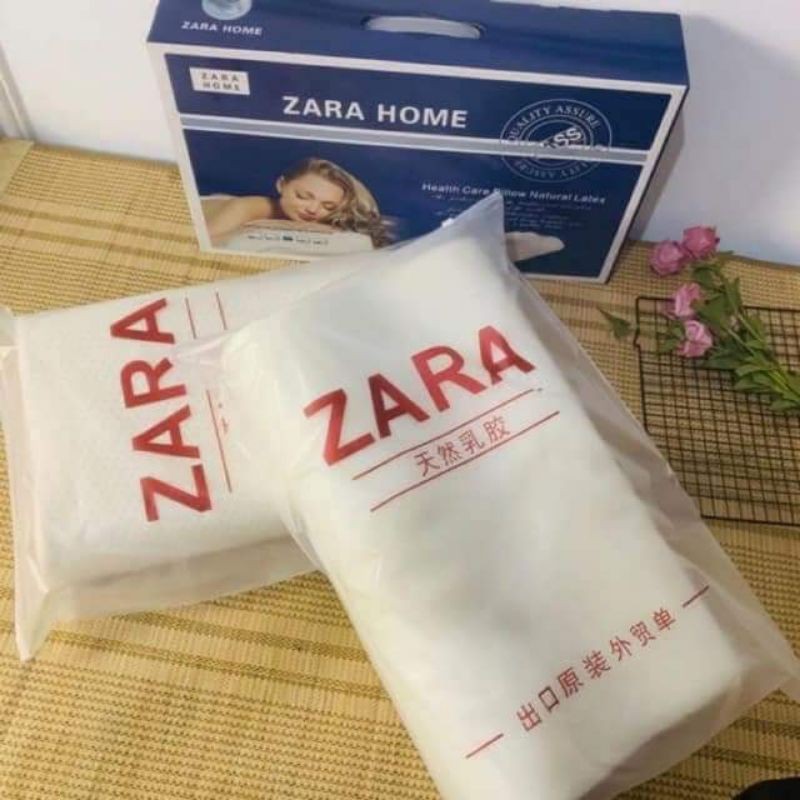 gối cao su non zara home loại 1hàng không hộp siêu mềm