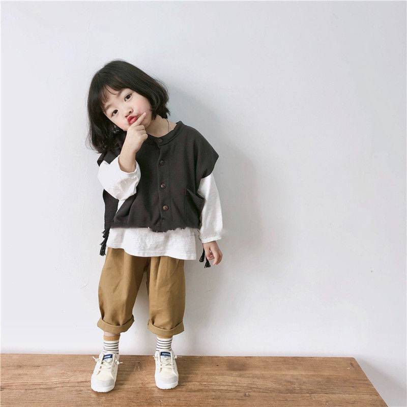Quần Baggy  Phong Cách ulzzang Cho Bé Trai Bé Gái