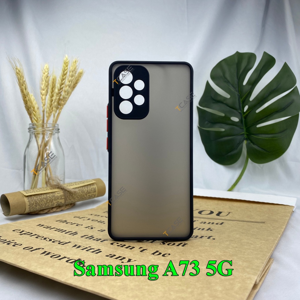 Ốp lưng Samsung Galaxy A23, A33 5G, A53 5G, A73 in hình Heo hồng dễ thương | Ốp nhám chống sốc bảo vệ camera