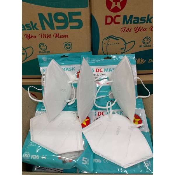 Khẩu trang y tế N95 DC Mask Chính hãng (Thùng 200 chiếc)