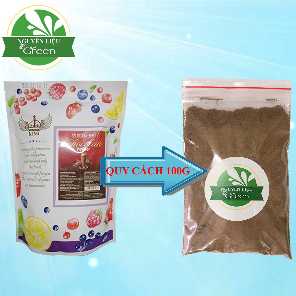BỘT SỮA SOCOLA KING GÓI 100G