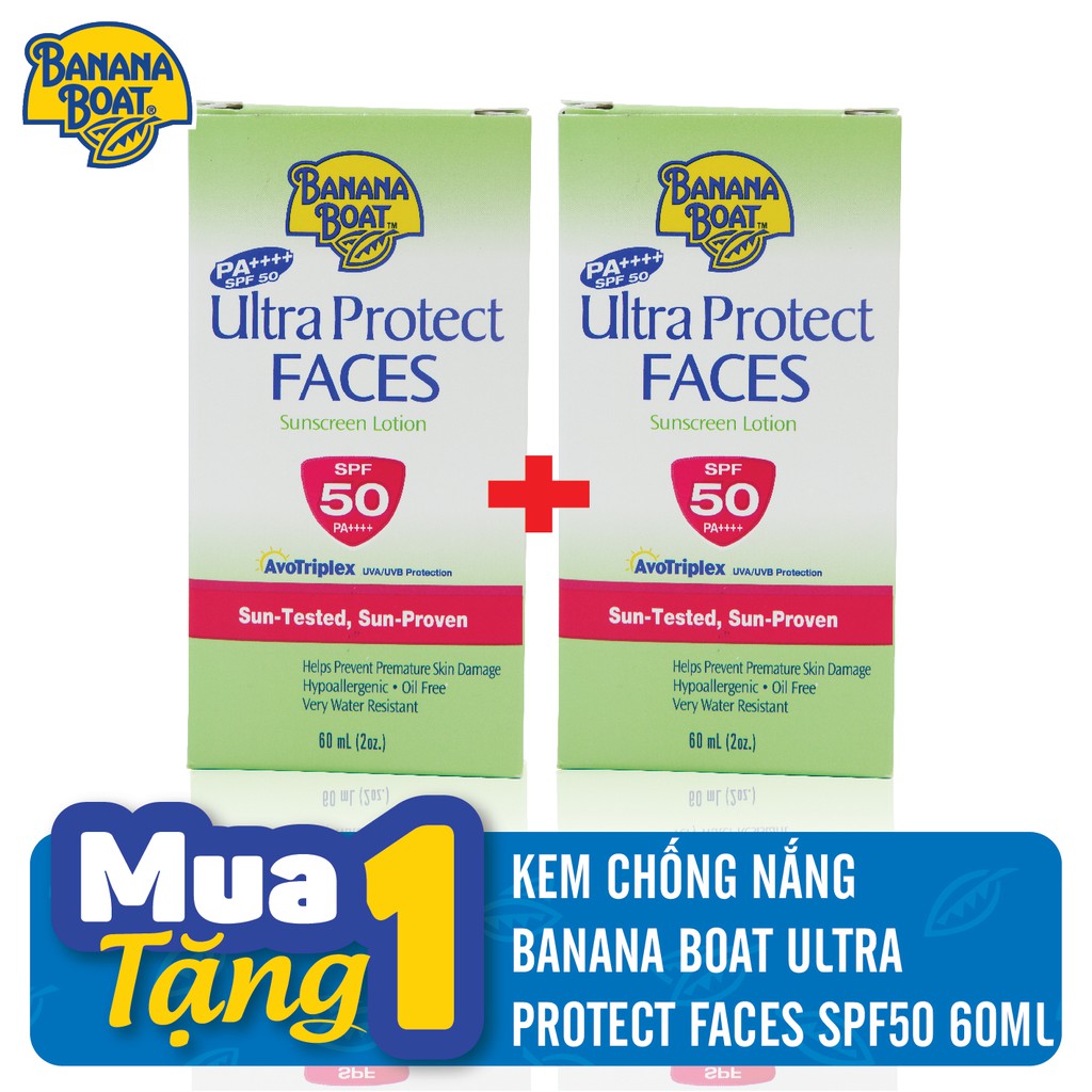 [Tặng 1 Sản Phẩm Cùng Loại] Kem Banana Boat Chống Nắng FACIAL PROTECT SPF50 60ML-101076823