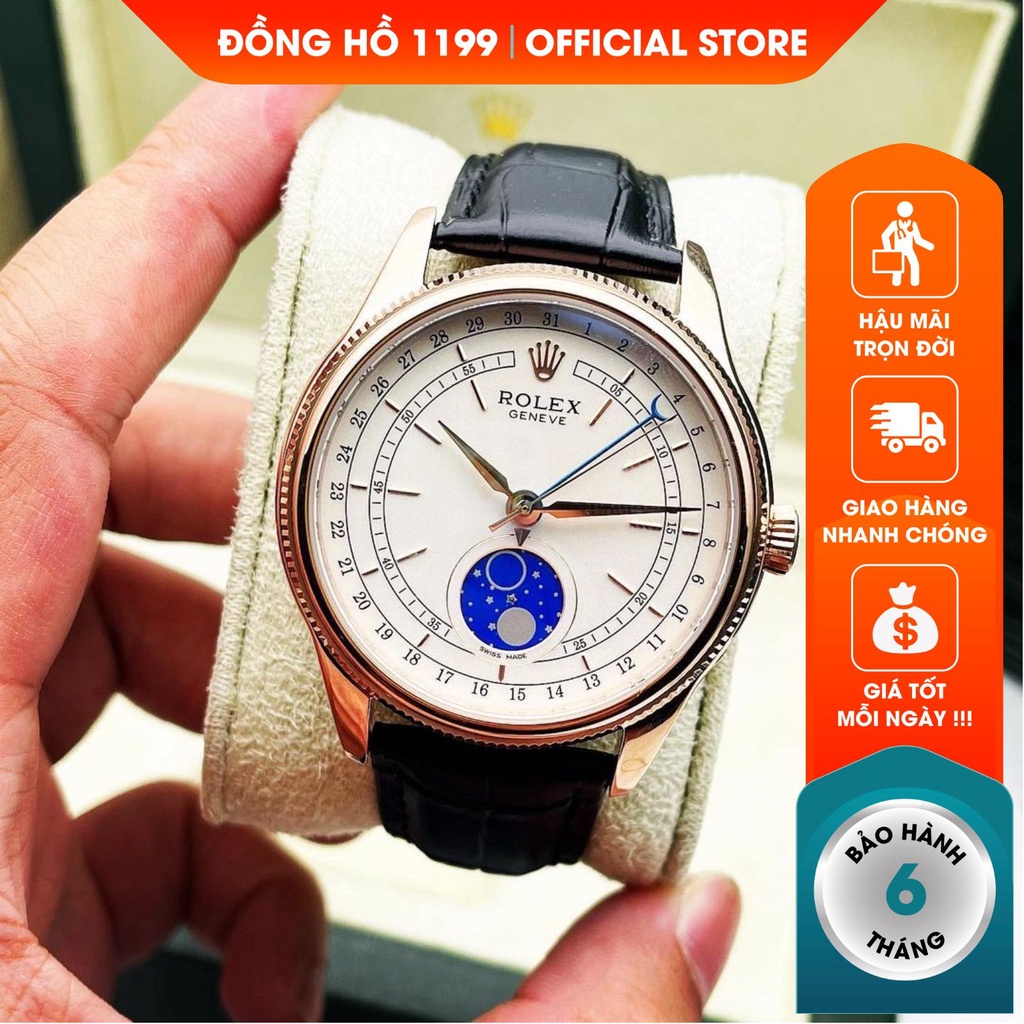 Đồng hồ cơ nam dây da tự động chống nước chống xước tốt chất liệu cao cấp bền bỉ bảo hành 6 tháng 50535 - 1199 Watches | BigBuy360 - bigbuy360.vn