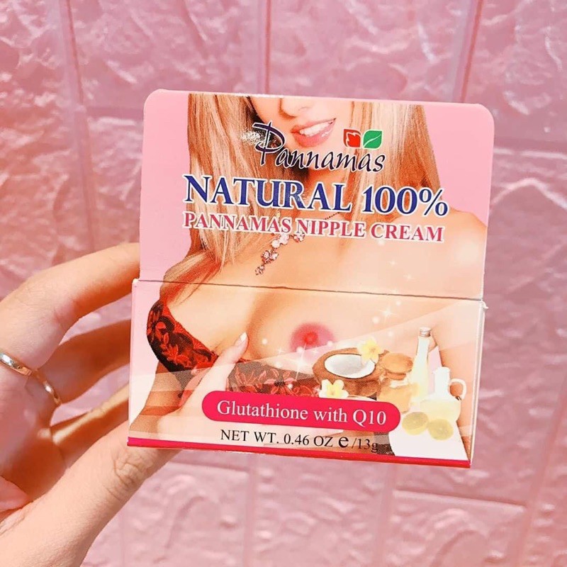 Kem Làm Hồng Nhũ Hoa Pannamas Pink Natural 100 Glutathione Với Q10 Trong Vòng 3 Ngày