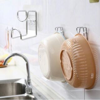 5 móc dán tường treo chậu siêu tiện ích