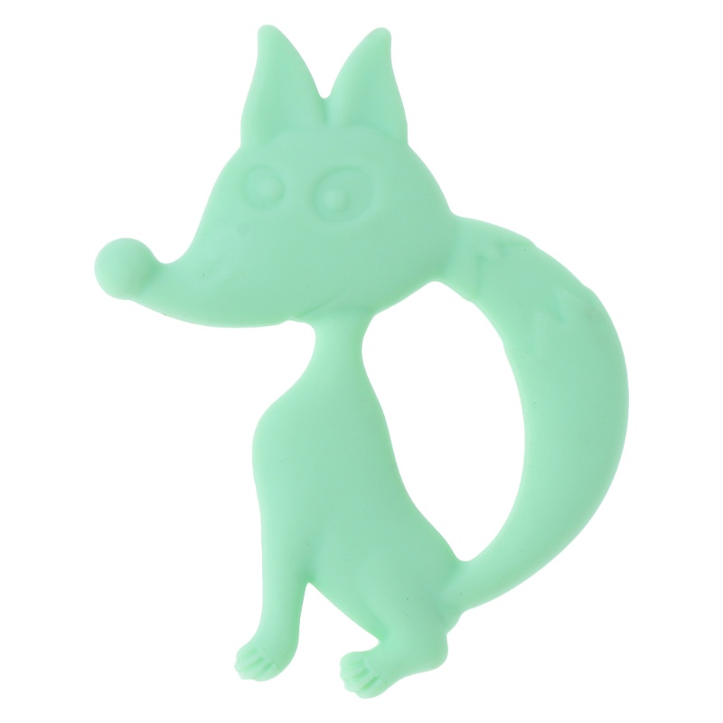 Đồ Chơi Ngậm Nướu Hình Cáo Bằng Silicone Dành Cho Bé Sơ Sinh