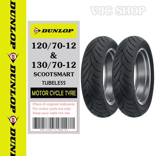 Combo cặp Lốp vỏ Honda MSX 125 hãng Dunlop size 120-70-12 và 130-70-12 - 97310100D