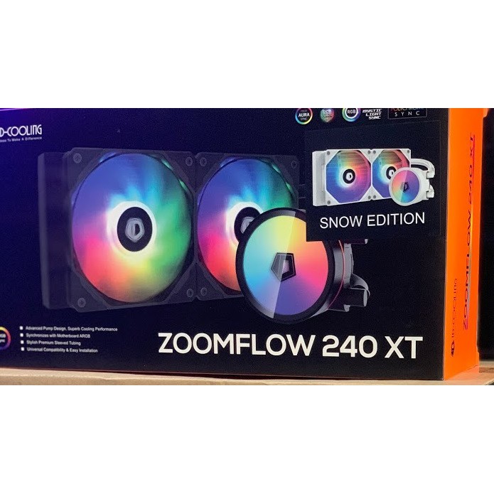 Tản nước AIO trắng đẹp: ID-Cooling 240XT RGB