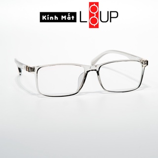 Gọng kính cận nam nữ dáng chữ nhật chất liệu dẻo đeo thời trang, chống bụi Liup eywear 214, nhận cắt mắt cận