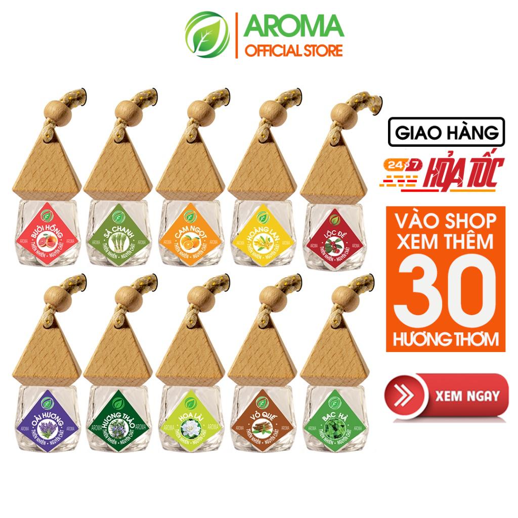 [Mã 151LSSALE giảm 10k đơn 50k] Tinh dầu AROMA tự khuếch tán treo xe ôtô, tinh dầu thơm phòng, tủ áo, chai kim cương